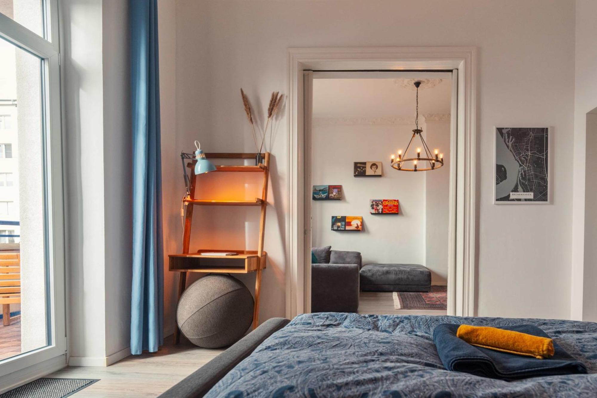 Rock Star Zentrale Wohnung mit Industrie-Flair Bremerhaven Exterior foto